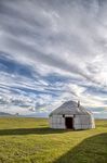 Traditional nomadic yurt